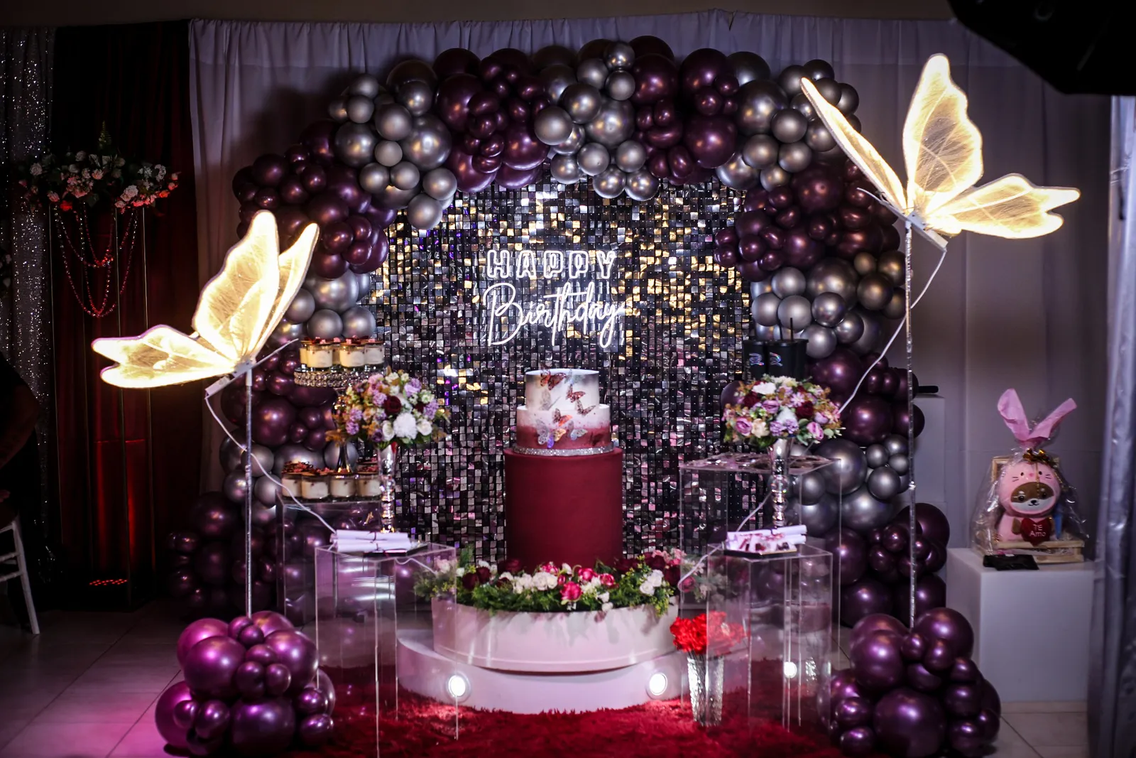 Salón La Mirada Eventos ambientado