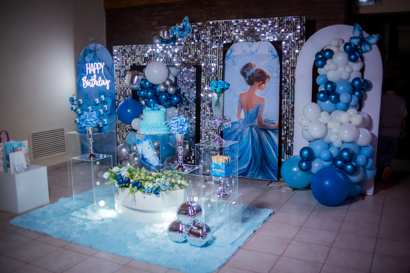 Salón La Mirada Eventos ambientado
