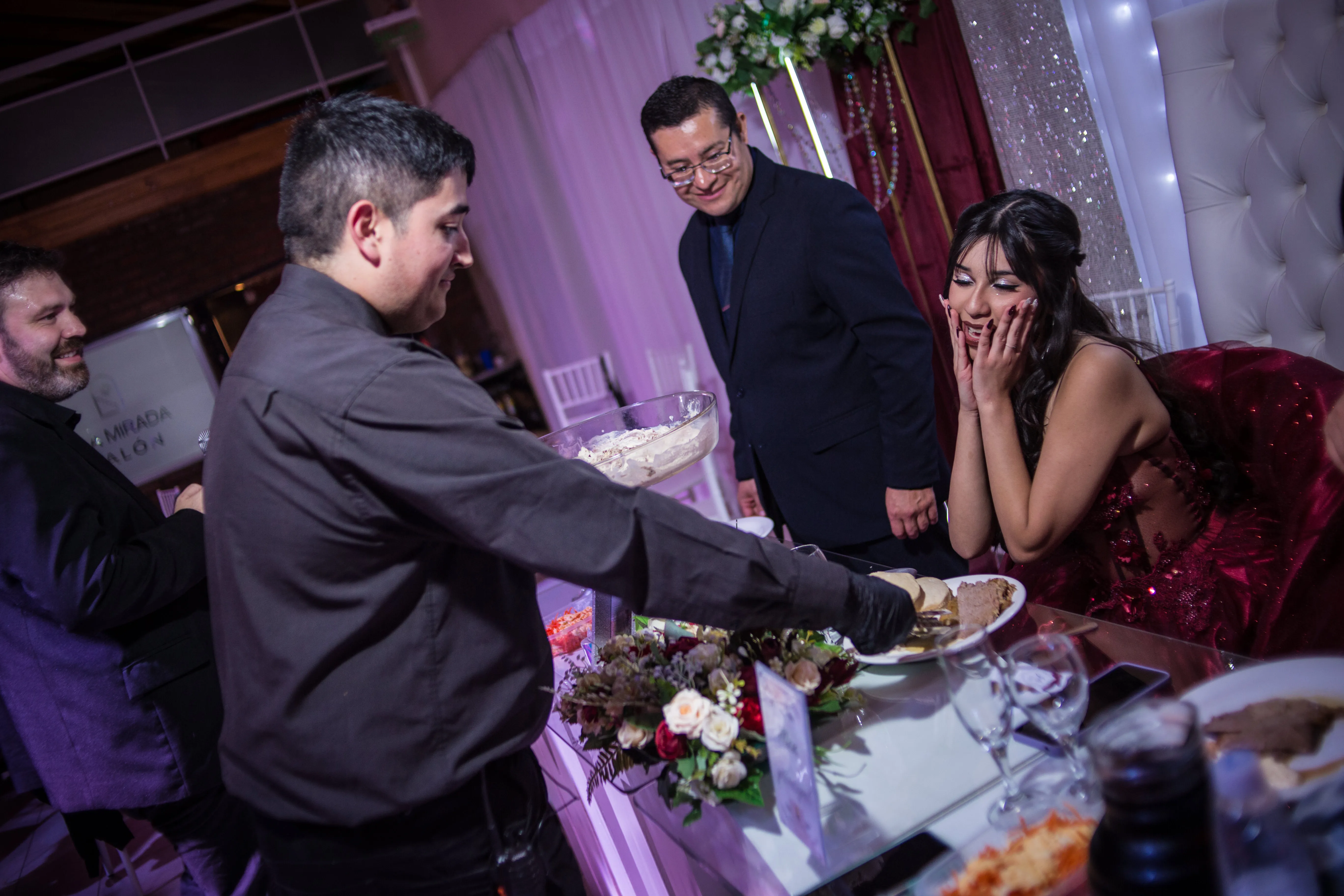 Salón La Mirada Eventos completamente ambientado